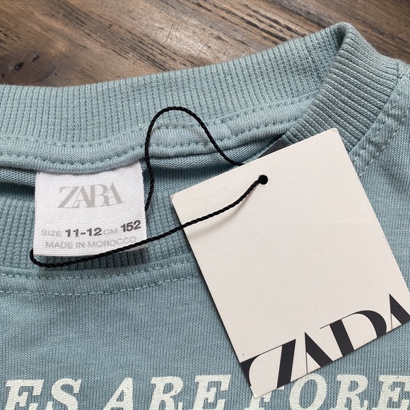Zara Raglan Long Sleeve T-shirt - Picture 3 of 5